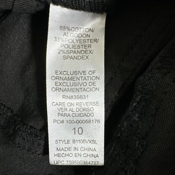 Democracy Ab Solution Jeans Womens 8 Black Stretch Skinny Preppy Gothic Denim - Picture 10 of 12